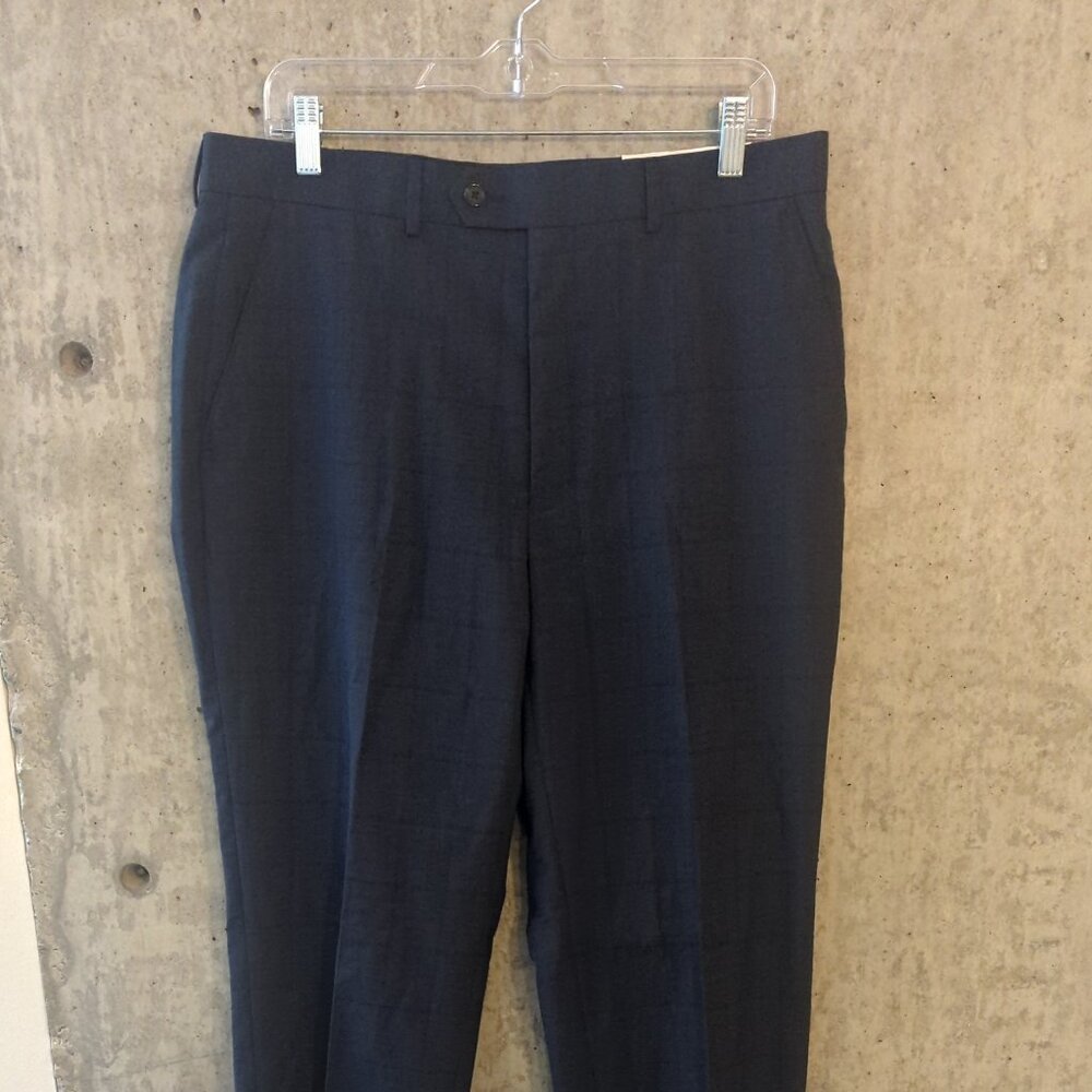 NWT Lauren Ralph Lauren Mens 34x34 Blue Wool Dress Pants Slacks Ultraflex $175